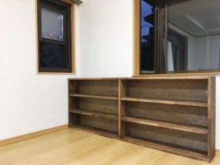 本棚を造作